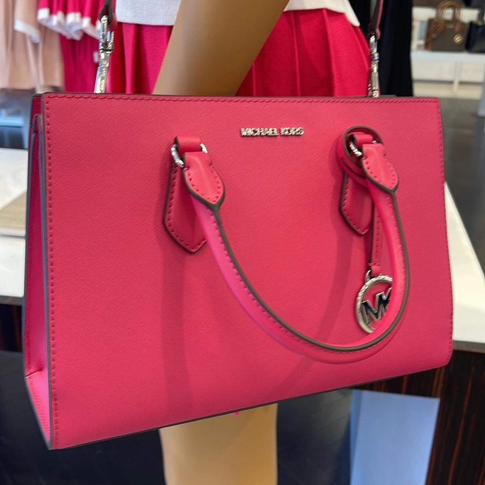 Michael Kors Sheila Medium Satchel
Dragonfruit 
NWT - Picture 12 of 16